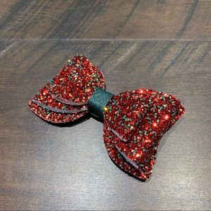 Handmade glitter bow